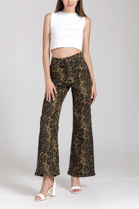 W JEANS LAYLA 60988_31026 LEOPARDATO-LEO WMN