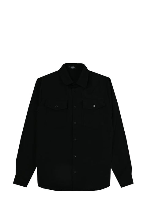 OVERSHIRT COLLINS 60664_7948 NERO-NERO MAN