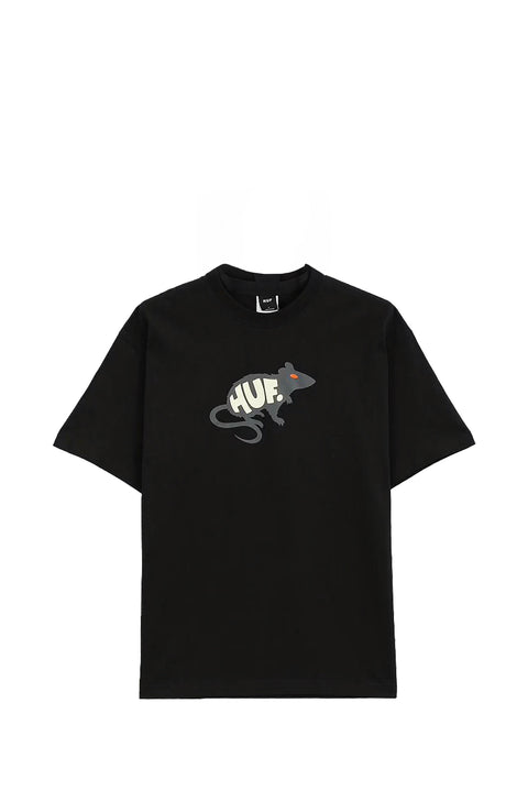 T-SHIRT UOMO HUF MANS BEST FRIEND S/S TEE TS02183 BLACK